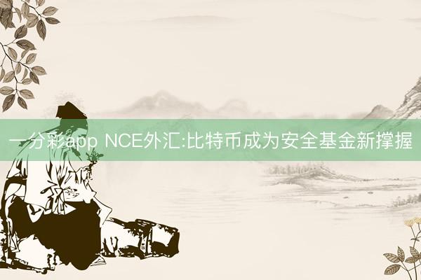 一分彩app NCE外汇:比特币成为安全基金新撑握