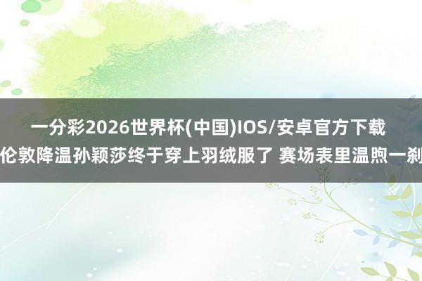 一分彩2026世界杯(中国)IOS/安卓官方下载 伦敦降温孙颖莎终于穿上羽绒服了 赛场表里温煦一刹