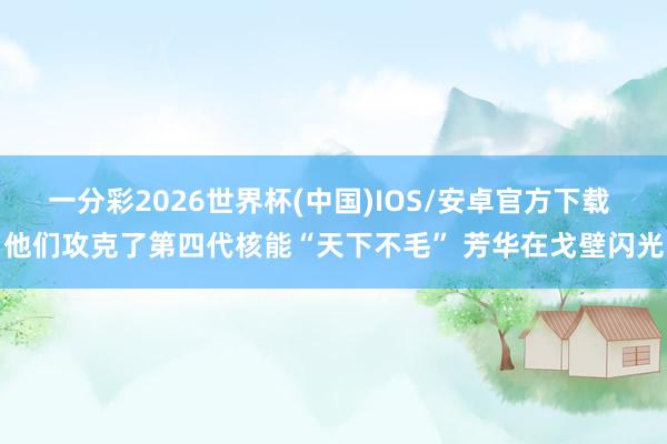 一分彩2026世界杯(中国)IOS/安卓官方下载 他们攻克了第四代核能“天下不毛” 芳华在戈壁闪光