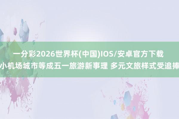 一分彩2026世界杯(中国)IOS/安卓官方下载 小机场城市等成五一旅游新事理 多元文旅样式受追捧