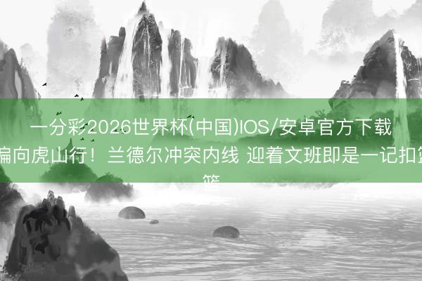 一分彩2026世界杯(中国)IOS/安卓官方下载 偏向虎山行！兰德尔冲突内线 迎着文班即是一记扣篮